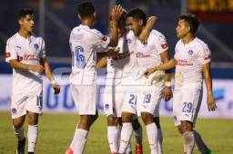 El volante José Danilo Tobías se estrenó como goleador del Olimpia al anotar el tanto del triunfo ante su ex equipo Real Sociedad. Foto DIEZ