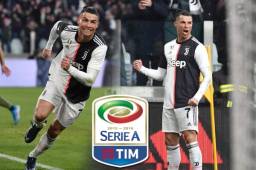 Cristiano Ronaldo marcó tres goles en el triunfo de la Juventus ante el Cagliari (4-0).