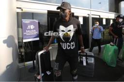 Alberth Elis aterrizó en Tegucigalpa procedente de Portugal, pero es baja en la Selección de Honduras tras dar positivo por covid-19.