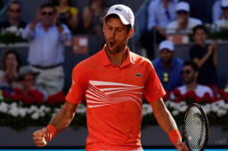 El tenista serbio Novak Djokovic se clasificó a la gran final del Mutua Madrid Open.