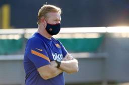 Ronald Koeman dice que aún tiene contrato con el Barcelona, pero no ha hablado con los candidatos a la presidencia del club.