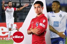 Alfredo Mejía, Jonathan Rubio y Bryan Acosta son los legionarios con los mejores números en Europa.