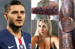 El delantero lleva en su piel varios tatuajes dedicados a Wanda Nara y tras la presunta separación, ¿qué ocurrirá con ellos?