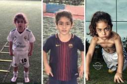 Seguramente lo has visto en muchos vídeos con la camisa del Barcelona y Real Madrid. Tiene más de dos millones de seguidores en Instagram y su transformación está dando de qué hablar.