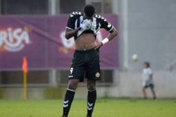 Bryan Róchez solo jugó cuatro minutos durante el encuentro ante Belenenses.