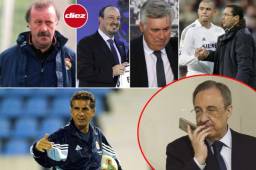 Luego de los malos resultados que presenta el Real Madrid en la actual campaña, te presentamos a los 10 entrenadores que fueron separados del conjunto merengue por decisión de su presidente. Acá te lo contamos.