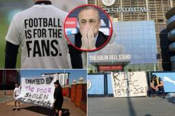 La afición inglesa reprochó el nacimiendo de la Superliga europea y presiona a sus equipos para abandonar el proyecto que encabeza Florentino Pérez.