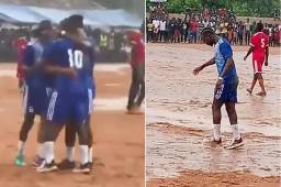 Así fue captado Sadio Mané: jugando en un lodazal en su pueblo natal mientras se anuncia su fichaje por el Bayern Múnich