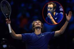 El alemán Alexander Zverev barrió con Daniil Medvedev y ganó el ATP Finals 2021 en Turín.
