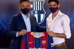 Bartomeu presentó oficialmente a Francisco Trincao, jugador portugués de 20 años de edad.