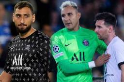 Keylor Navas se mantiene como el portero titular del PSG mientras que Donnarumma sigue esperando oportundiad en el banquillo.