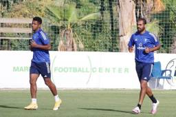 El hondureño Antony 'Choco' Lozano durante los entrenamientos del Cádiz en Marbella, España donde se preparan para el inicio de la temporada 2020-2021.