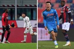 Serie A: Milan deja escapar el liderato ante Spezia; llaman “imbecil” al Chucky Lozano y responde con doblete en triunfo del Napoli