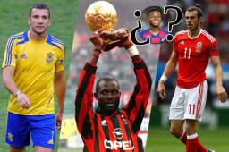 Aubameyang, Gudjohnsen, Drogba, Shevchenko y otros grandes jugadores en selecciones de bajo nivel.