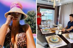 Cristiano Ronaldo y Georgina Rodríguez se fueron a celebrar, al menos así lo dio a entender la hermosa modelo.