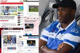 Brescia sorprendió al anunciar la destitución de David Suazo tras dirigir solo tres partidos en Serie B. Así reaccionó la prensa italiana al enterarse de la misma.