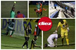 Este miércoles se disputaron cuatro partidos de la jornada 11 del torneo Apertura en Honduras. Estas son las postales que captó el lente de DIEZ.