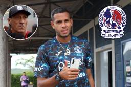 El delantero del Motagua se mostró feliz tras la victoria en el clásico ante el Olimpia en el Chelato Uclés.