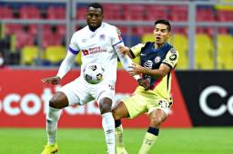 Yustin Arboleda lesionó al 'Chucho' López durante el juego de vuelta de los octavos de final de la Champions de Concacaf.