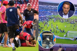 ¡Hubo invasión al campo! Suspenden el Querétaro vs Atlas de la Liga MX por broncas entre aficionados y David Faitelson explotó