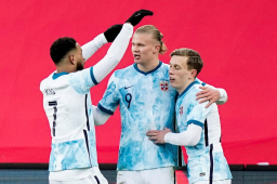 Escandalosa paliza de Noruega a Armenia en amistoso internacional, Erling Haaland fue la gran figura