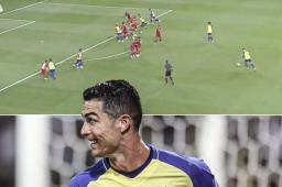 VIDEO: Cristiano Ronaldo y su tremendo golazo de tiro libre con el Al Nassr; el gran gesto con Talisca