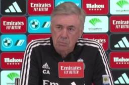 Ancelotti adelantó que en la portería “Courtois va a jugar y Vinicius también, ‘Vini’ no sé si desde el principio”, precisó.