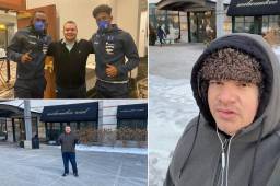 José Gudiel compartió con los seleccionados en la fría ciudad de Minnesota previo al partido ante Estados Unidos.