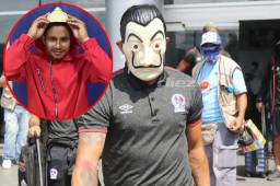 El polémico jugador del Olimpia, German “Patón” Mejía, se disfrazó de uno de los personajes de la serie española “Casa de Papel” la que hace apología a una red de atracadores de bancos.