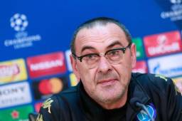 El entrenador italiano Maurizio Sarri cree que el Real Madrid será el que tenga la presión.