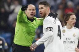 El árbitro internacional Mateu Lahoz no pitará finalmente el clásico Real Madrid vs Barcelona que se juega este sábado en España. Fotos cortesía Marca
