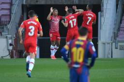Barcelona fue sorprendido por el Granada y se quedan de terceros en la tabla de posiciones en España.
