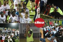 Real Sociedad derrotó en penales a Olancho FC en el Juan Ramón Brevé de Juticalpa, por ello te presentamos las mejores imágenes tras finalizar las tanda de penales. Fotos: Marvin Salgado y Alex Pérez.