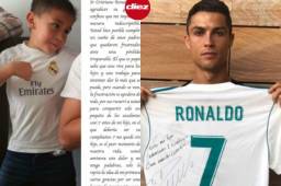 Cristiano Ronaldo recibió las gracias luego de envíar una camiseta a la familia afectada.