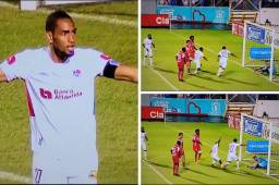 ¿Fue gol o no? Panchi Reyes involucrado en otra polémica en el partido Olimpia-Real Sociedad en el estadio Nacional