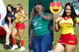 Estas fueron las hermosas chicas que estuvieron presente en el estadio Yankel Rosenthal para el Marathón-Motagua.
