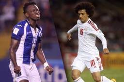 Alberth Elis y Omar Abdulrahman son los referentes de Honduras y Emiratos Árabes Unidos para este amistoso.