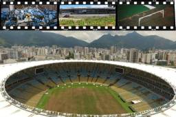 Césped amarillento, barandillas oxidadas, robos en serie, así es como se encuentra el mítico estadio Maracaná que en 2014 albergó la final de Copa del Mundo y en 2015 los Olímpicos de Río. AFP