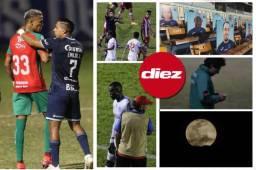 Se disputaron los partidos de ida de semifinales del Apertura 2020 en Honduras. Estas son las fotos que captó el lente de DIEZ de los juegos Vida-Olimpia y Motagua-Marathón. Fotos Neptalí Romero y Alex Pérez