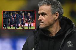 Luis Enrique y ahora confirma que se va del PSG sin haber tenido participación.