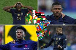 Francia siempre es uno de los países que tiene más jugadores nacionalizados. Para esta final contra Argentina cuenta con 13. Aquí te dejamos de dónde es cada estrella de la actual campeona del Mundo.