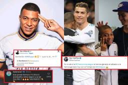 Kylian Mbappé recibió muchos mensajes luego de confirmarse su fichaje por Real Madrid. Vean lo que escribieron Cristiano Ronaldo y Keylor Navas.