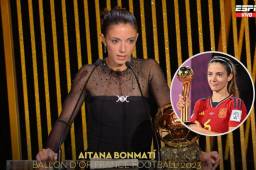 La campeona del mundo española <b>Aitana</b> Bonmatí conquista su primer Balón de Oro