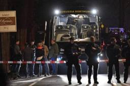 Los jugadores del Borussia Dortmund sufrieron un atentado cuando se dirigían al estadio.