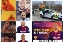 Braithwaite, nuevo jugador del Barcelona, se ha hecho viral en las redes sociales. No perdonan a Bartomeu por este fichaje.