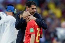 Fernando Hierro asumió la culpa de la eliminación de España y defendió a sus jugadores. Foto AFP