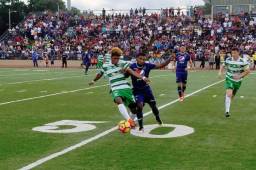 Motagua disputó un amistoso en Nueva Orleans y regresa este martes al país para seguir con su pretemporada. Fotos Jamalaya News y Carlos Sevilla