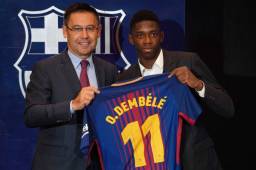 Ousmane Dembélé fue presentado de manera oficial por el Barcelona.