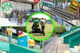El partido inicia a las 3 de la tarde en la cancha del estadio Yankel Rosenthal, pero previo a este choque le están dando los últimos retoques al escenario deportivo.