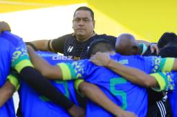 Jhon Jairo López, técnico colombiano del Honduras Progreso, tiene otra vez la misión de salvar del descenso al club. FOTO: Neptalí Romero.